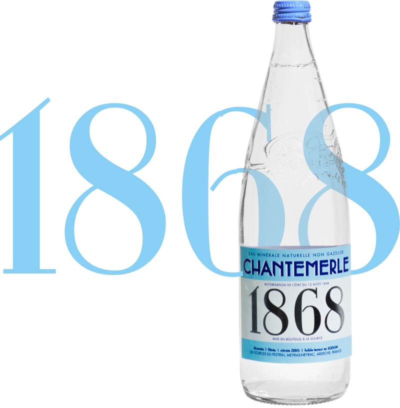 Eau minerale naturelle plate - Chantemerle - Pestrin - ventadour