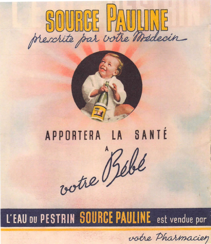 Eau minerale naturelle plate - Chantemerle - Pestrin - ventadour