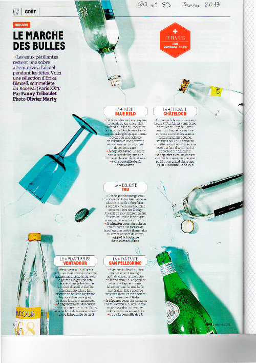 Eau minerale naturelle gazeuse - ventadour - Pestrin