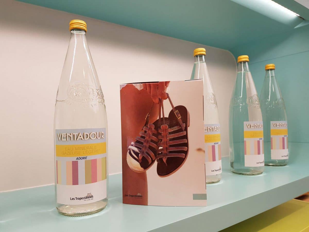 Eau minerale naturelle gazeuse - ventadour - Pestrin - ventadour